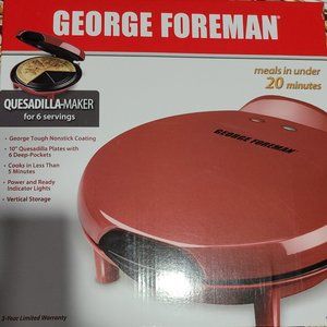 Brand New George Foreman Quesadilla Maker for 6